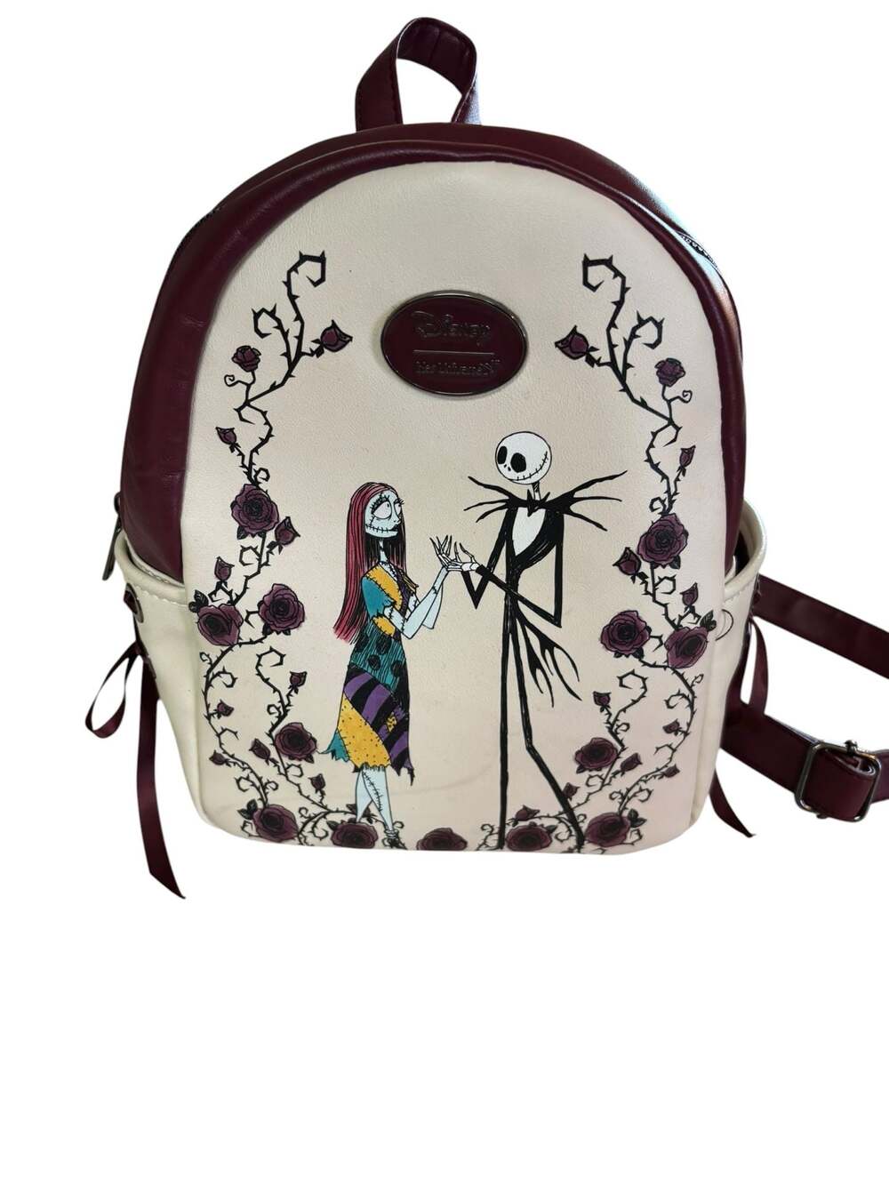 Her Universe Disney The Nightmare Before Christmas Jack And Sally Mini Backpack